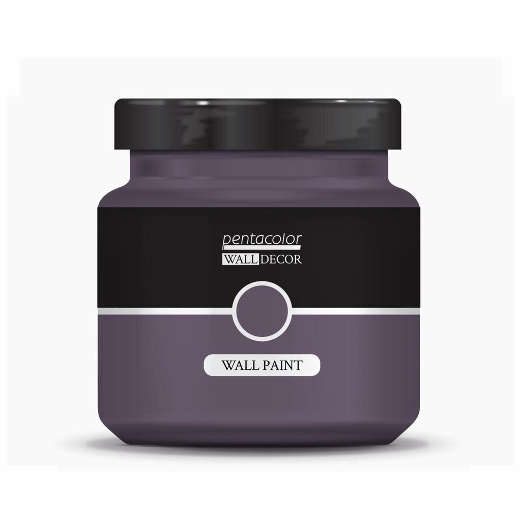 PENTART Wandfarbe, 1000 ml, Aschpflaume