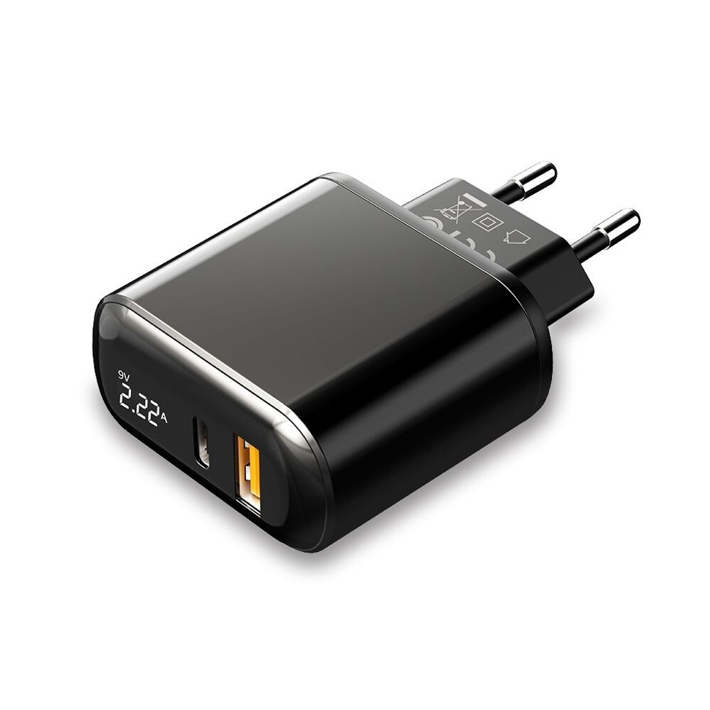 Adaptér Mcdodo CH-7170, PD 20W, 2xUSB + USB-C, čierny Obrázok produktu 