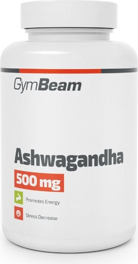 GymBeam Ashwagandha 500mg (180 kapseln) - Mit funktionellem Pflanzenextrakt, auch bekannt als indischer Ginseng oder Winterkirsche