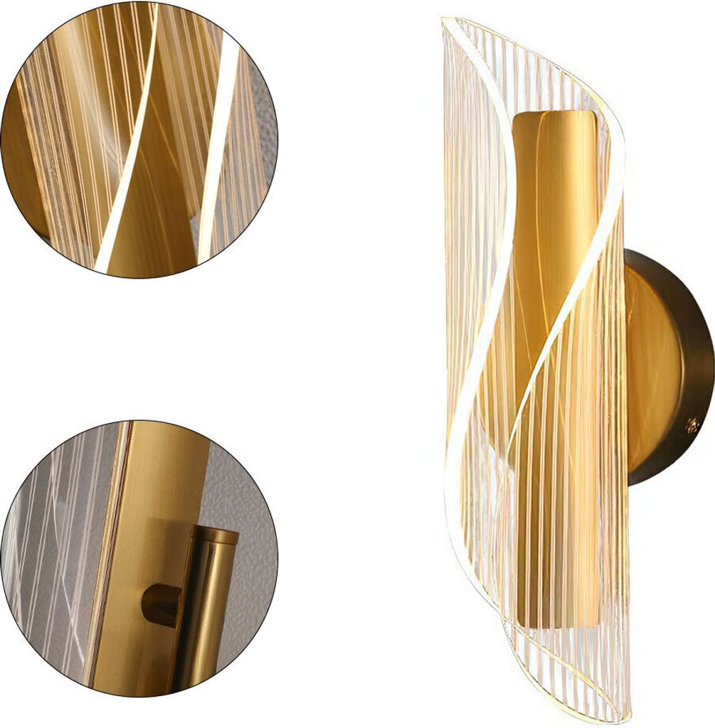 LED Wandleuchte LED Wandleuchte,10W Acryl LED Wandlampe Produktbild 
