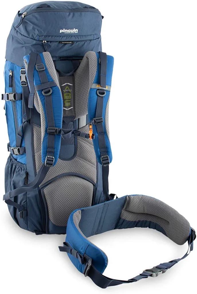 Penguin Explorer 60 Bleu : Sac à dos Technique avec Dos Ventilé Ergonomique - 12