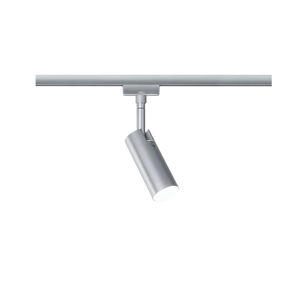 U-Rail Spot a binario LED Tubo cromo opaco