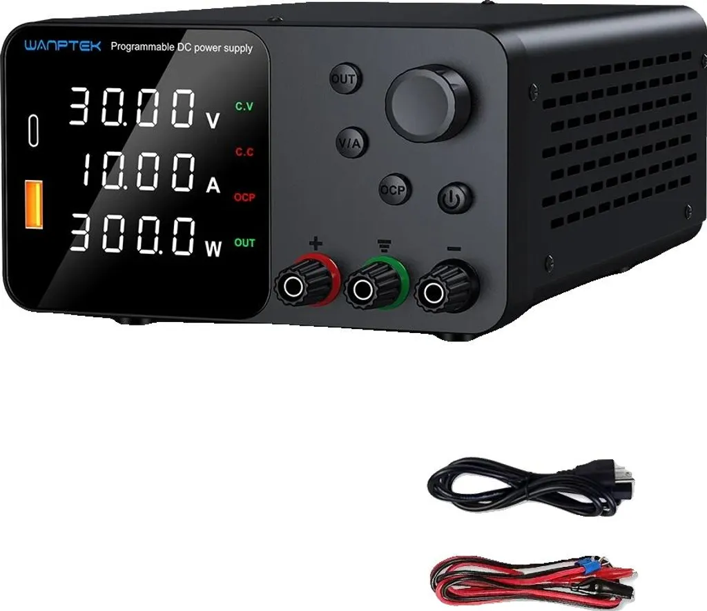 Alimentatore da Banco 30V 10A TPS3010 per Riparazione Mobile e PC