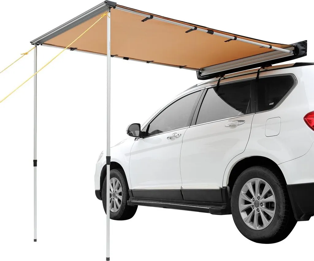 Auvent Latéral de Voiture 1.4x2m PU3000mm UV50+ pour Van et SUV