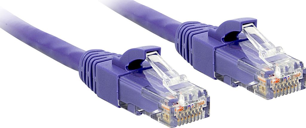 LINDY Patchkabel Cat6 U/UTP violett 0.30m