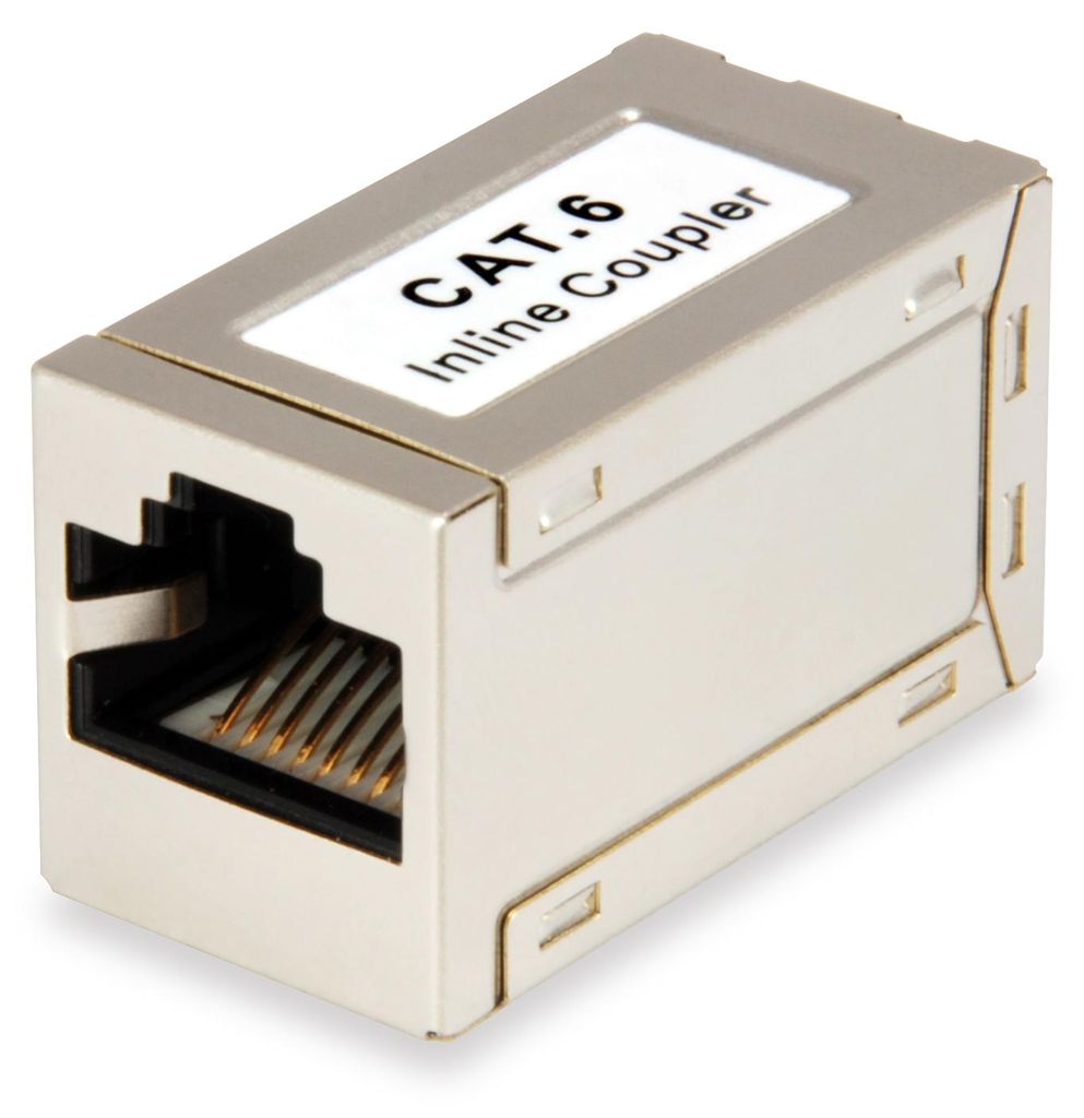 Equip RJ45 Kupplung 1-1 Cat6 geschirmt