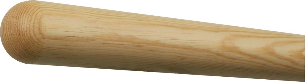 TIBU Kiefer Handlauf Holz Ø 42 mm Geländer Treppe 0,3m - 5m, Länge 2,4 m und Enden Halbkugel gefräst ohne Halter