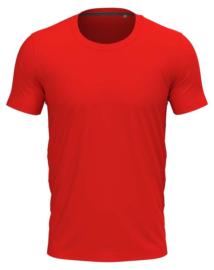 Stedman - T-Shirt für Herren/Damen Uni, Stretch LT3926 (S) (Scharlachrot)