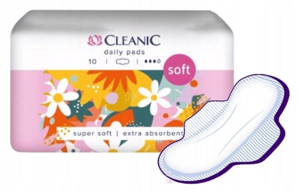 Cleanic Soft Day Damenbinden, 10 Stück Produktbild 