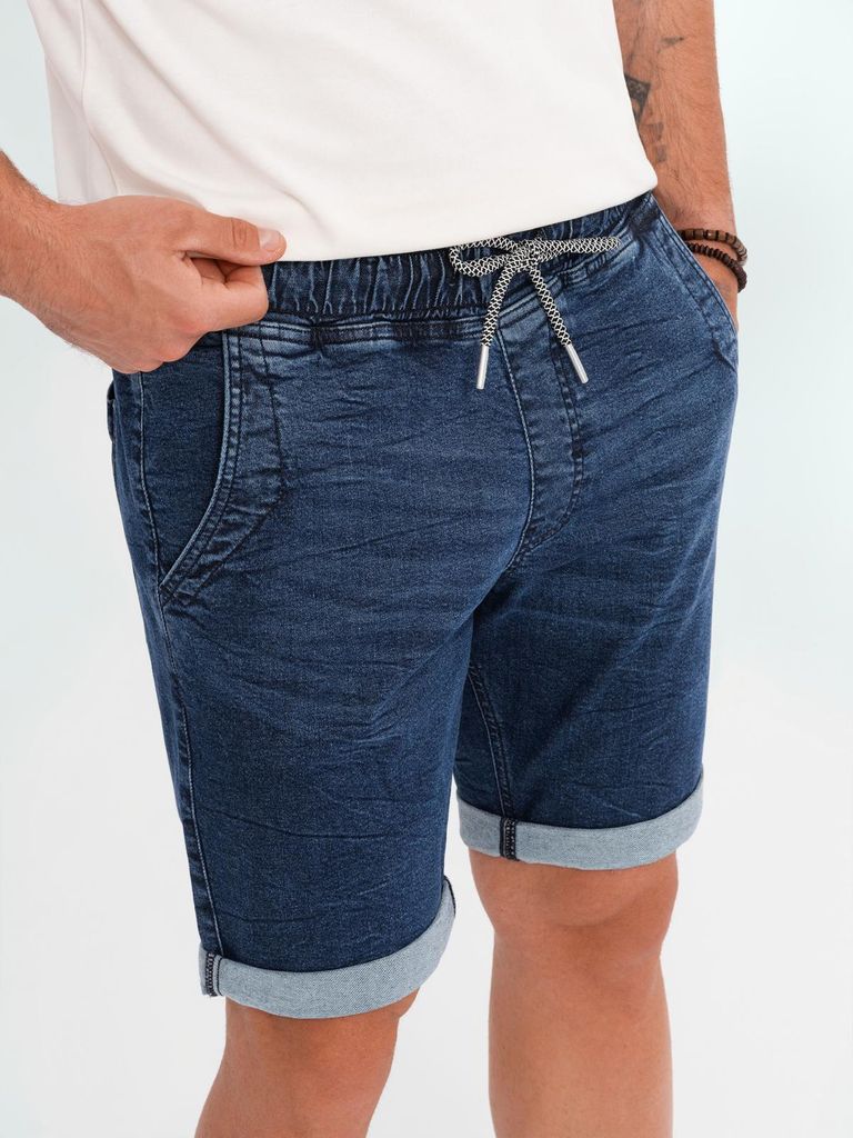Ombre Shorts aus Denim für Männer indigo M