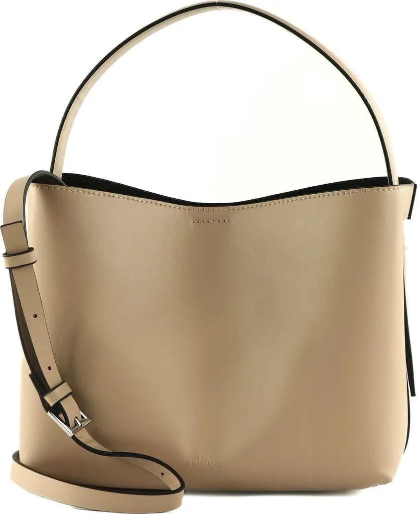 Borsa a Tracolla s.Oliver Brown - Handbag Compatta Marrone Chiaro Elegante