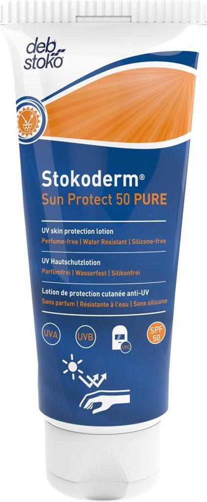 UV-Hautschutzcreme Stokoderm Sun Protect 50 PURE 100 ml unparfümiert Tube Stoko