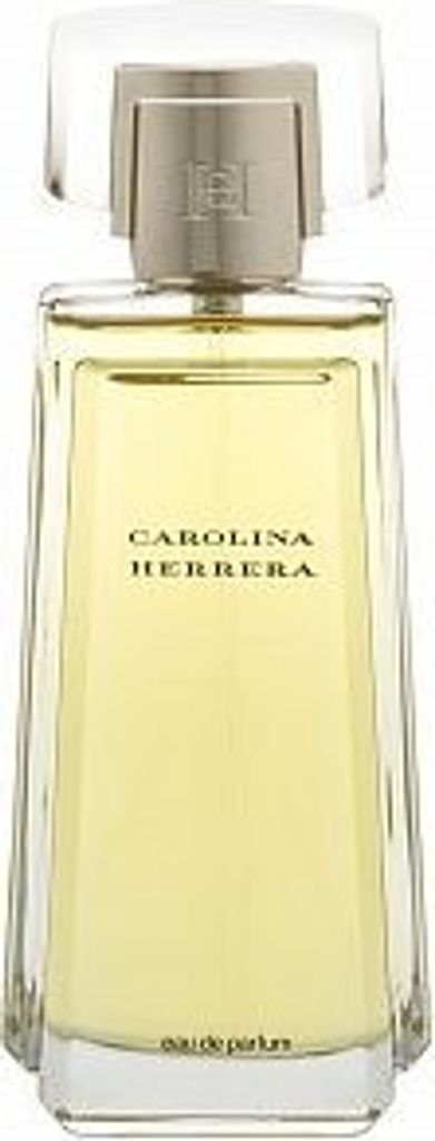 A bottle of Carolina Herrera eau de parfum for women.