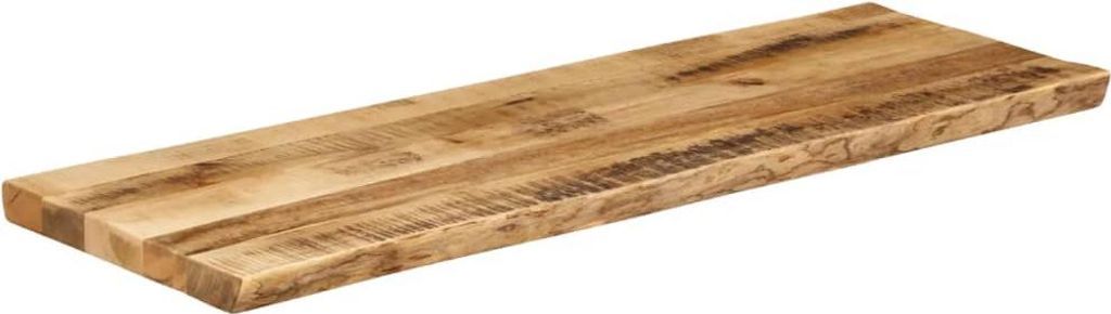 vidaXL Tischplatte mit Baumkante 140x40x3,8 cm Raues Mango Produktbild 