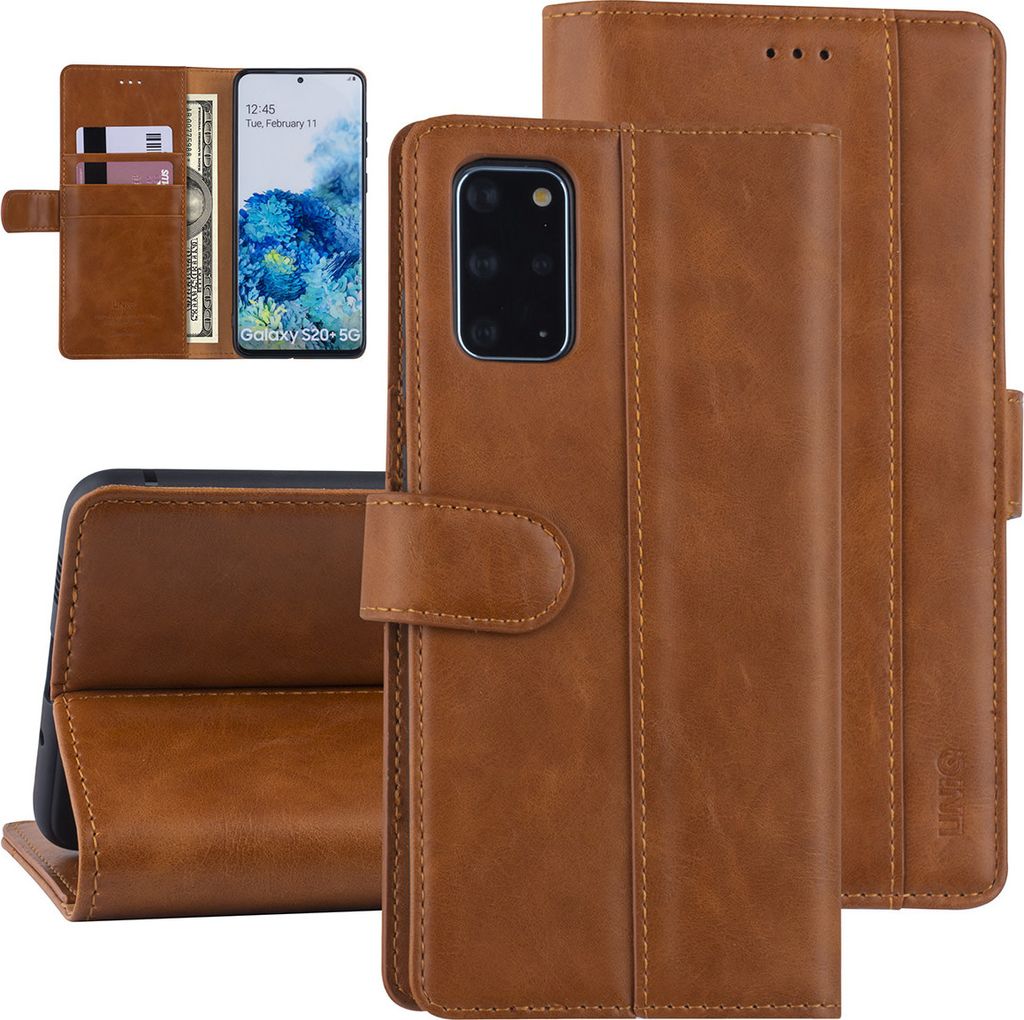 Samsung Galaxy S20 Plus Brown Book type case - Polyurethanleather