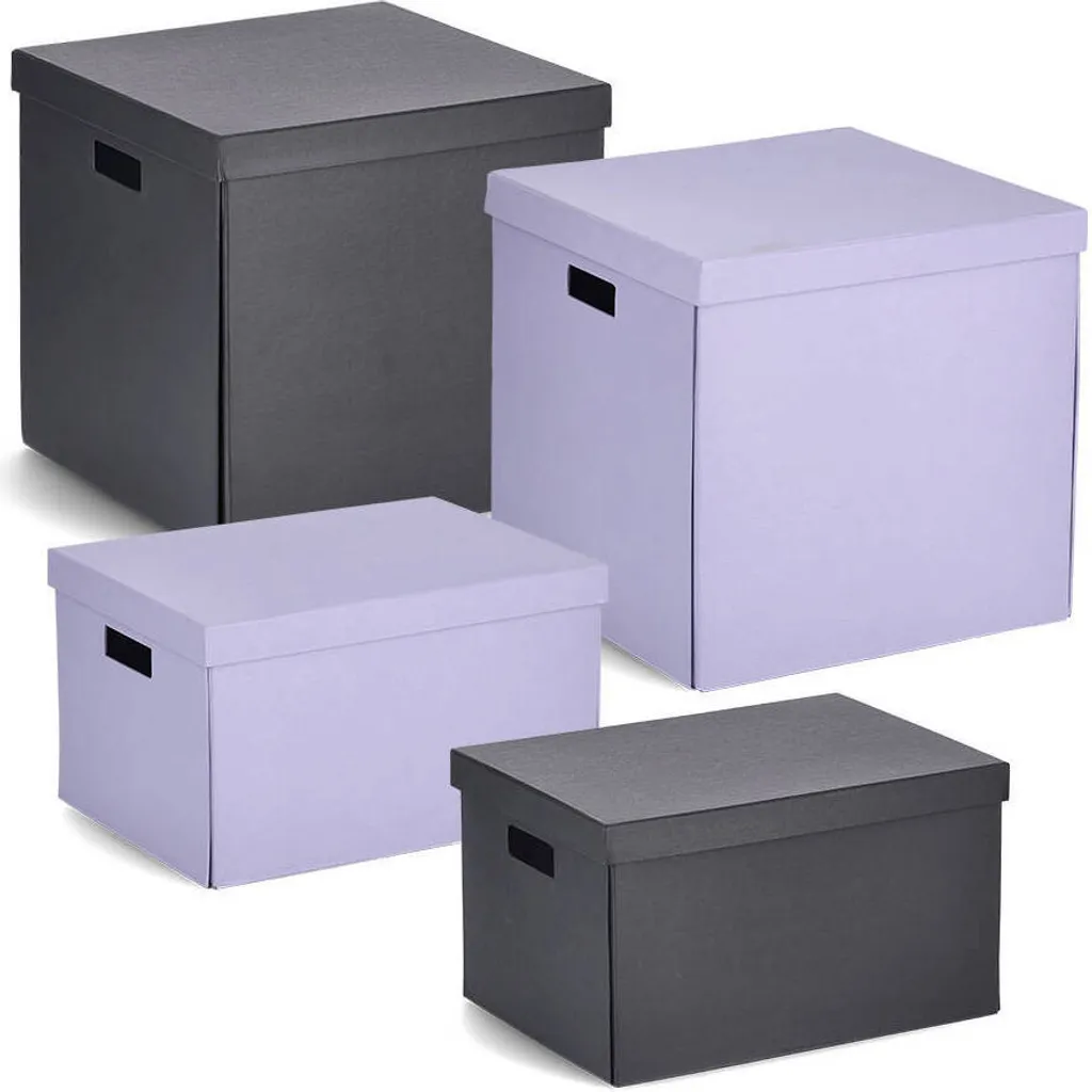 Panier de Rangement Carré Noir 33cm pour Étagère Cube et Dressing - 5