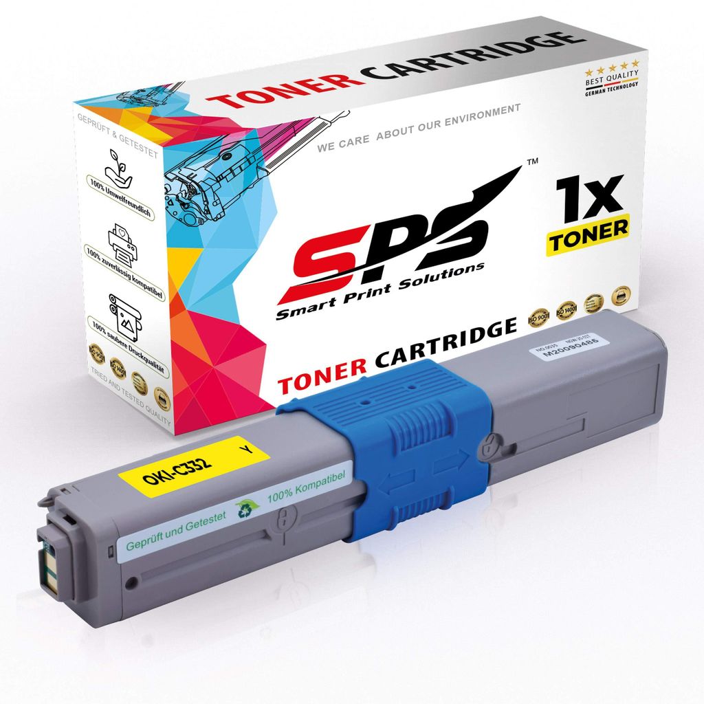 C332 / 46508709 Toner Kompatibel für OKI C 332 | 1x Gelb