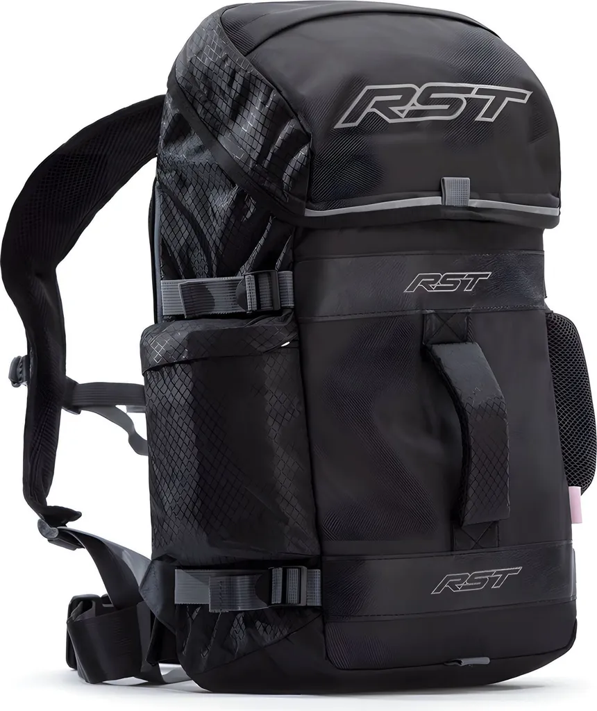 Sac à dos moto RST Raid Noir et Gris avec Compartiment Ordinateur 15"