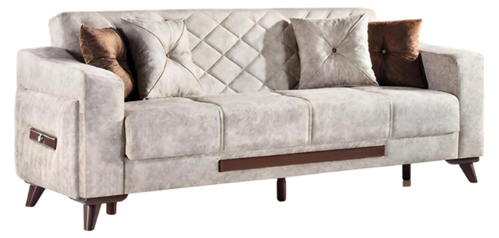 Schlafsofa mit Bettkasten Bettfunktion Klapp Couch Sofa Schlafcouch Sofas