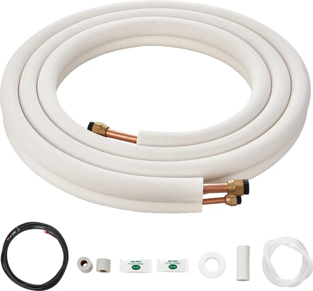 Tubo Rame Condizionatore 3/8 5/8 4.8m SucceBuy | Kit HVAC Professionale
