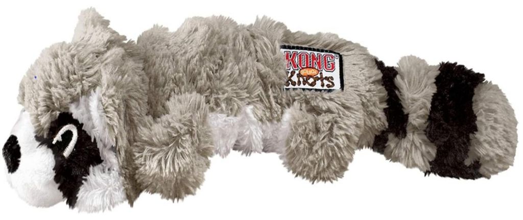 KONG Scrunch Knots Raccoon, Hund, Plüschspielzeug, Schwarz, Produktbild 