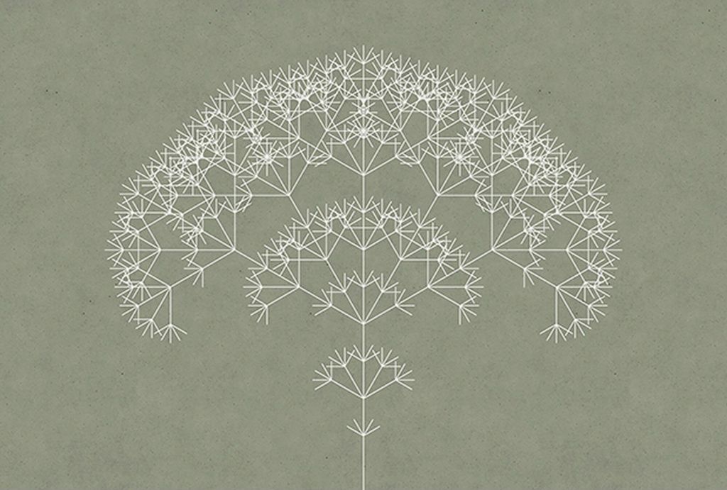 Tadessi Fototapete | Blumen | 4.00 m x 2.70 m | Grün | Weiß Produktbild 