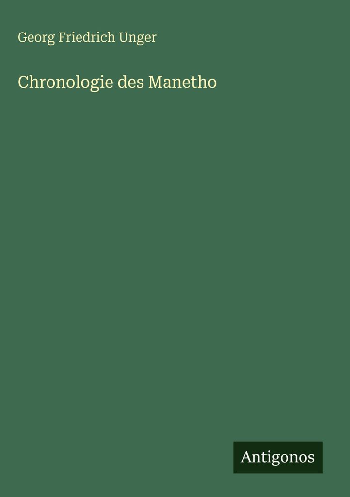 Chronologie des Manetho