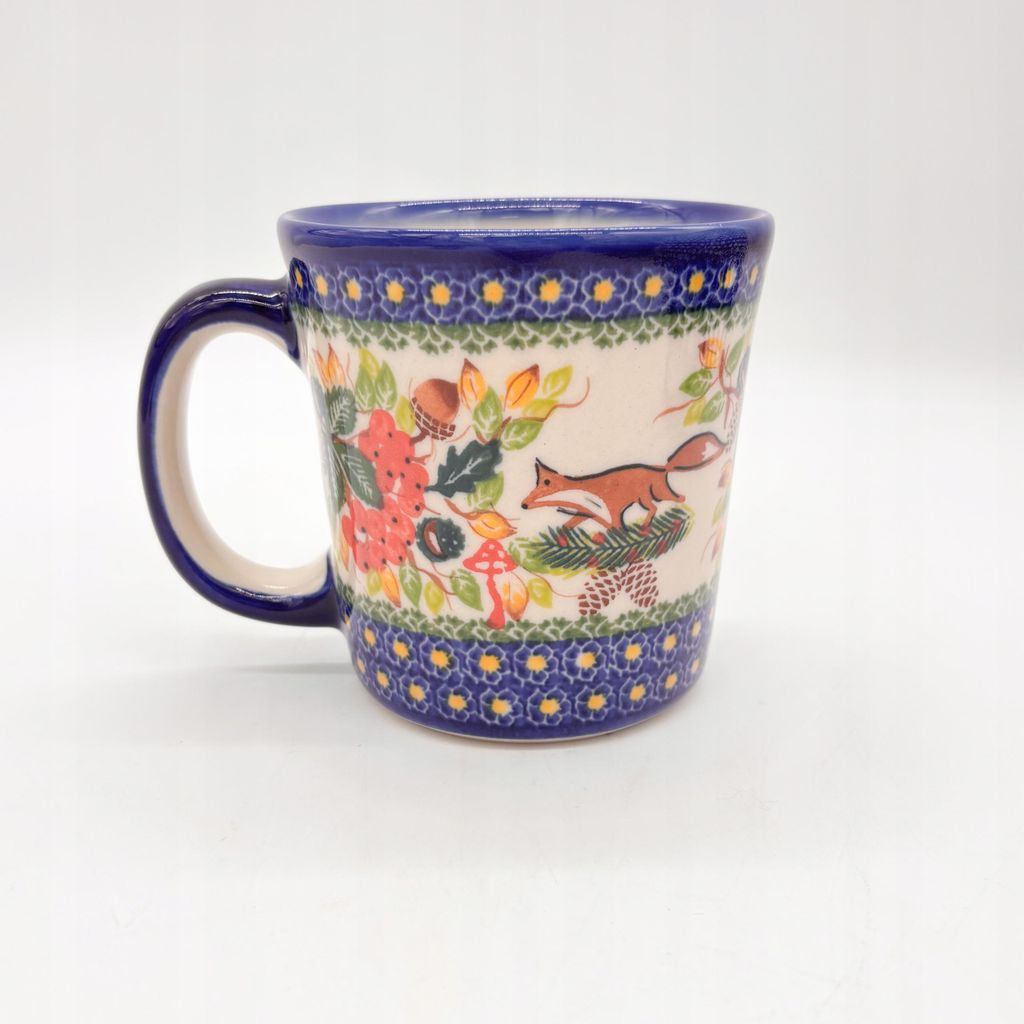 Becher Handgefertigte Bunzlauer Keramik Tasse, Becher 400 ml UNIKAT