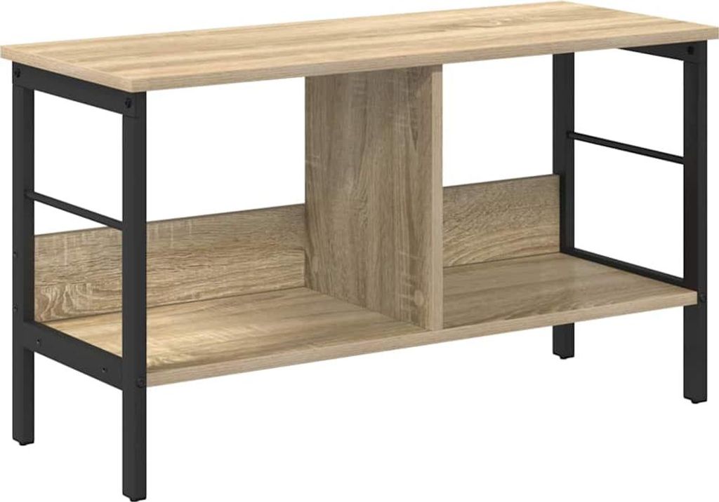 Bücherregal Sonoma-Eiche 82 x 32 x 47 cm Holzwerkstoff