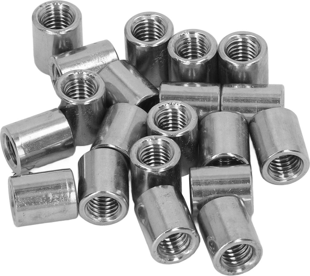 20-teiliges M8-Innengewinde-Kupplungsmuttern-Set aus robustem Edelstahl für Reparaturen
