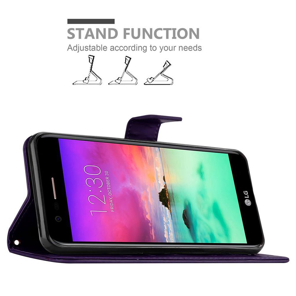 Cadorabo Custodia per LG K10 2017 US Version Book Cover (K10