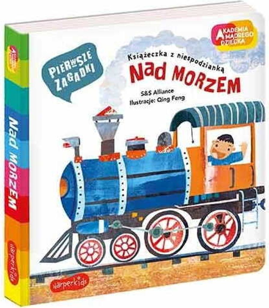 HARPER KIDS | Kinderbuch Am Meer - 15 x 15 cm - Mit interaktiven Rätseln - Fördert motorische Fähigkeiten