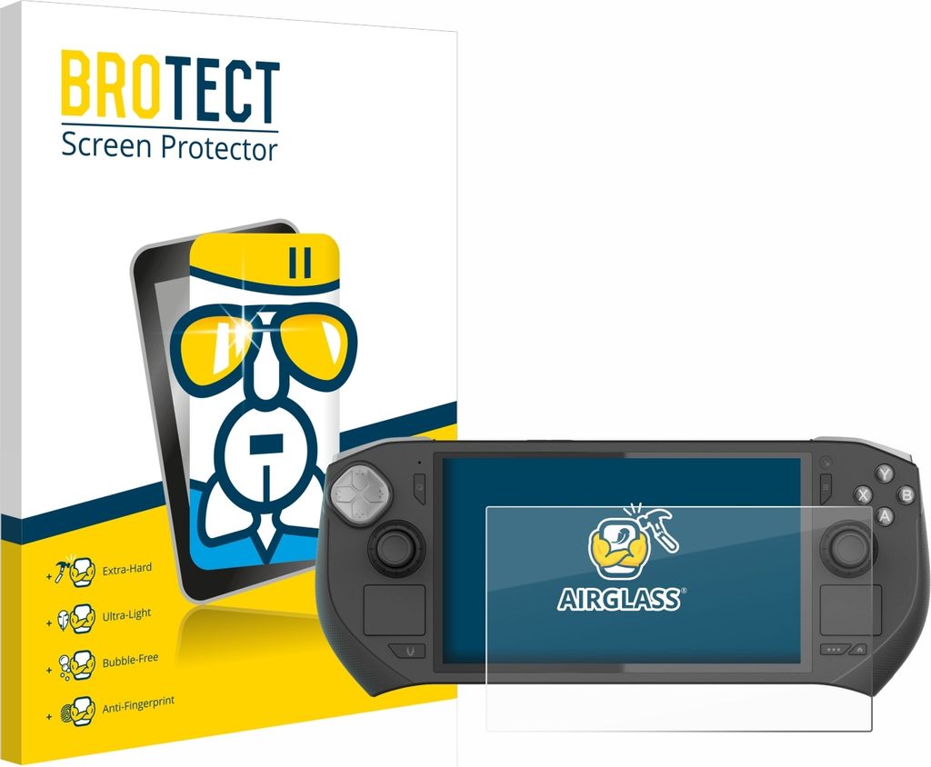 BROTECT Schutzglas für Zotac Gaming Zone Schutzfolie Panzer Folie Glas Display Schutz klar