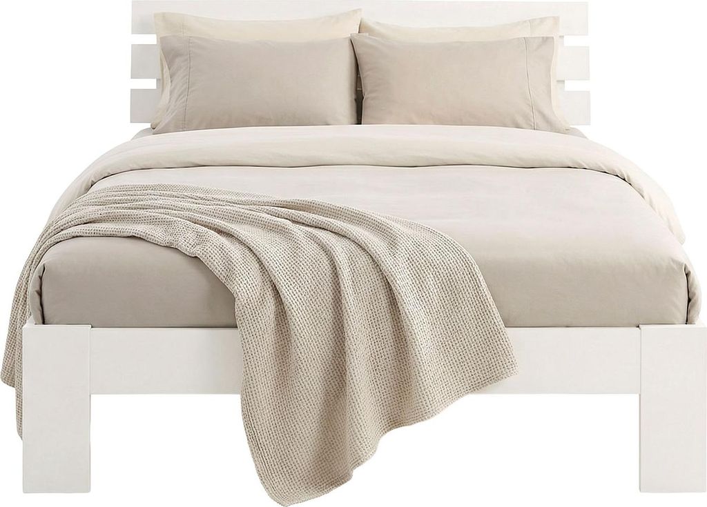 Homestyle4u Holzbett 120x200 Jugendbett Doppelbett mit Produktbild 