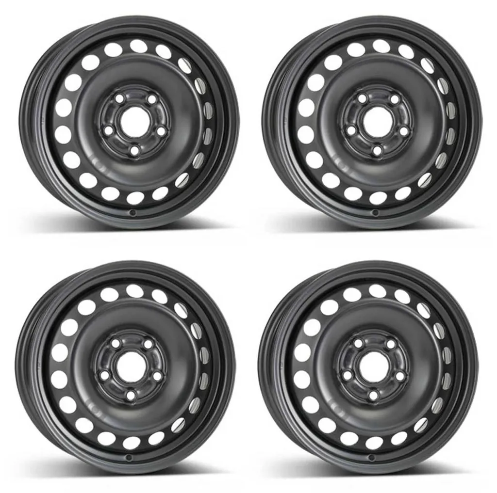 4 jantes acier Alcar 7755 6Jx15 ET43 5x112 pour Skoda Octavia III