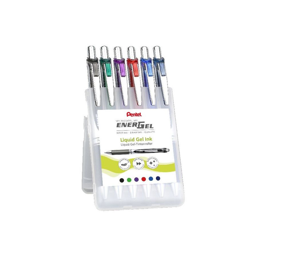 PENTEL BL77-6 Roller à encre liquide gel EnerGel BL77 - Image du produit 