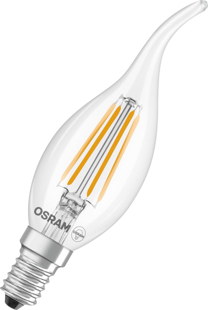 OSRAM 4099854468810 LED-Lampen, klassische Windstoß-Minikerzenform 3.4 W 470 lm