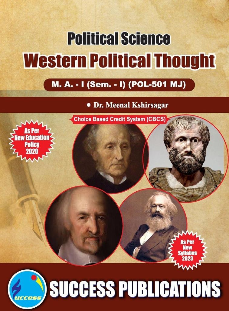 Western Political Thought,First Year ,M.A,Sem-I-English