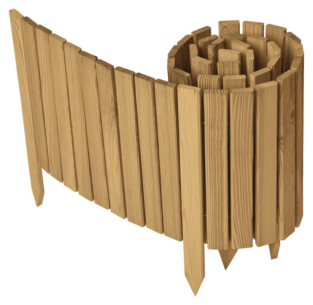 Garronda Beeteinfassung Holz Rollzaun Gartenzaun Produktbild 