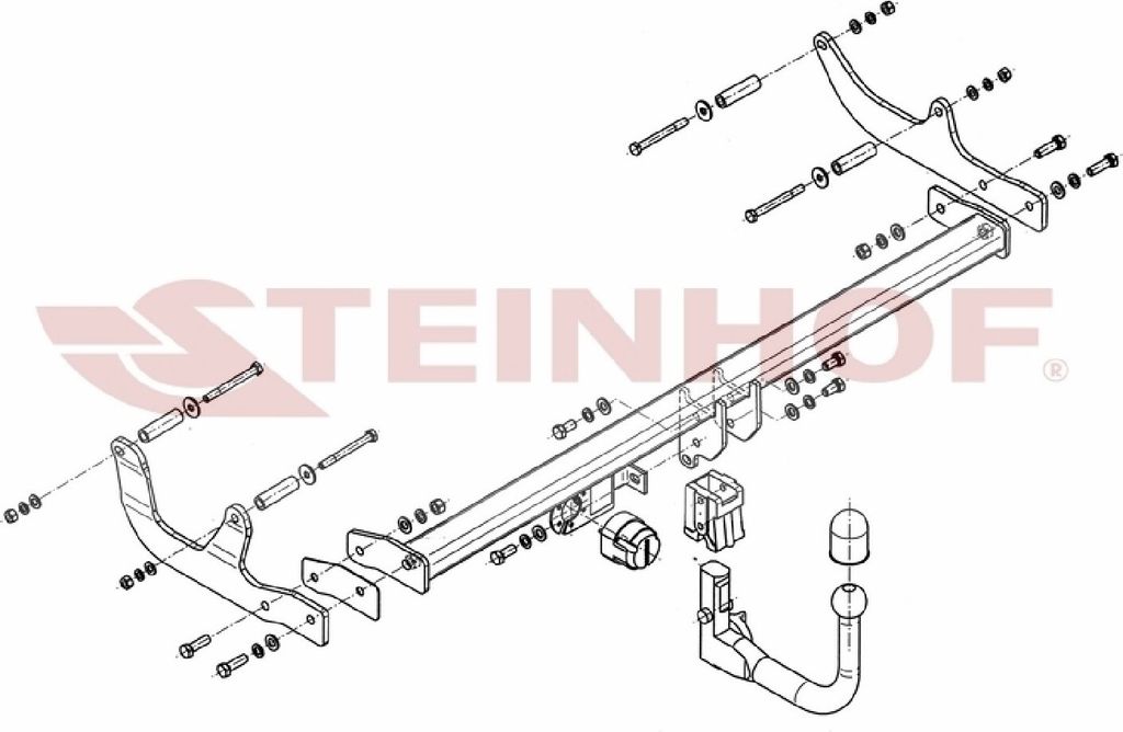 Z547652 Anhängerkupplung passend für RENAULT Fluence 03/2010-2016 abnehmbar