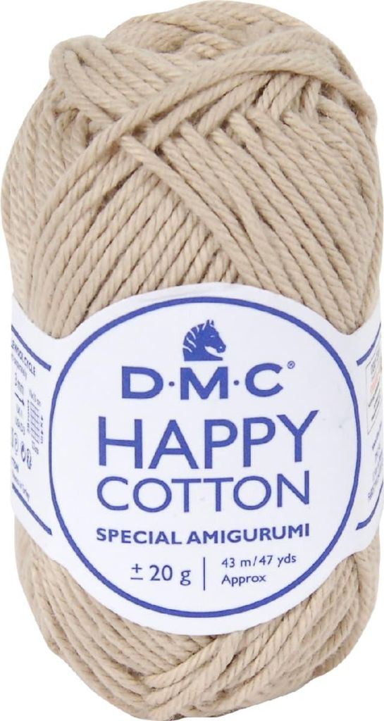 DMC Happy Baumwolle – weiches Garn aus 100 % Baumwolle, 392, (Farbe 773)