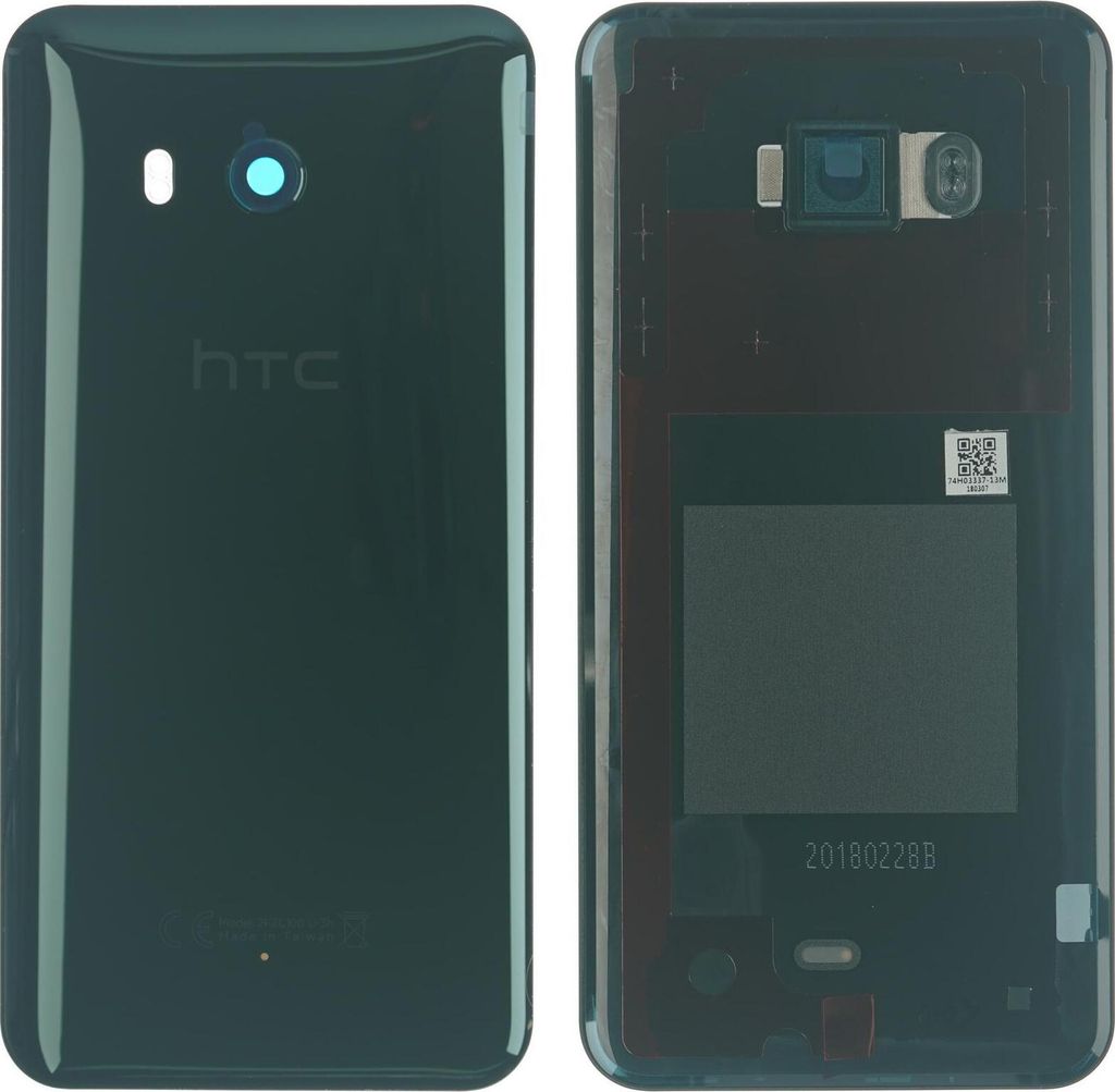Gehäuse Rückseite für HTC U11, Schwarz