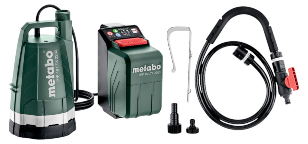 Metabo TPF 18 LTX 2200 akumulátorové ponorné a dešťové Obrázek produktu 