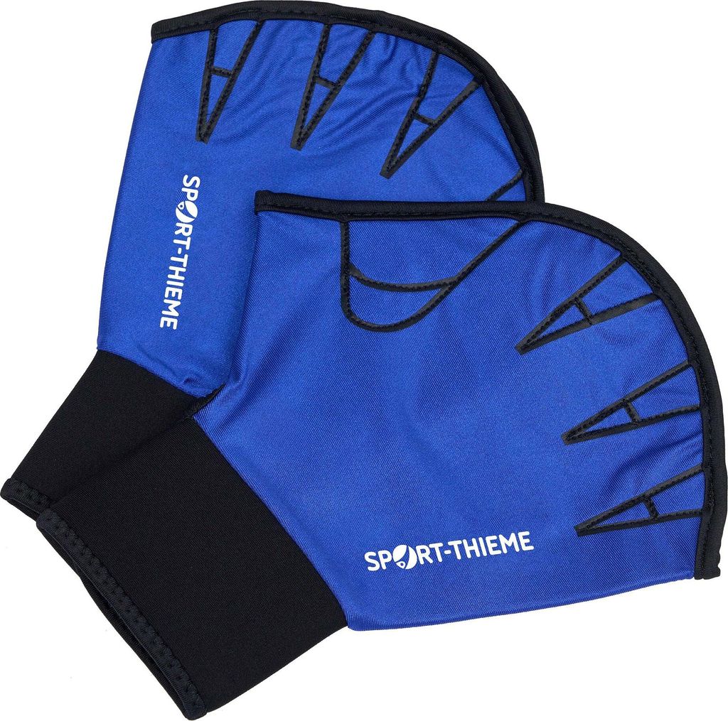 Sport-Thieme Aqua-Fitness-Handschuhe "Offen", L, 26,5x19 cm, Blau