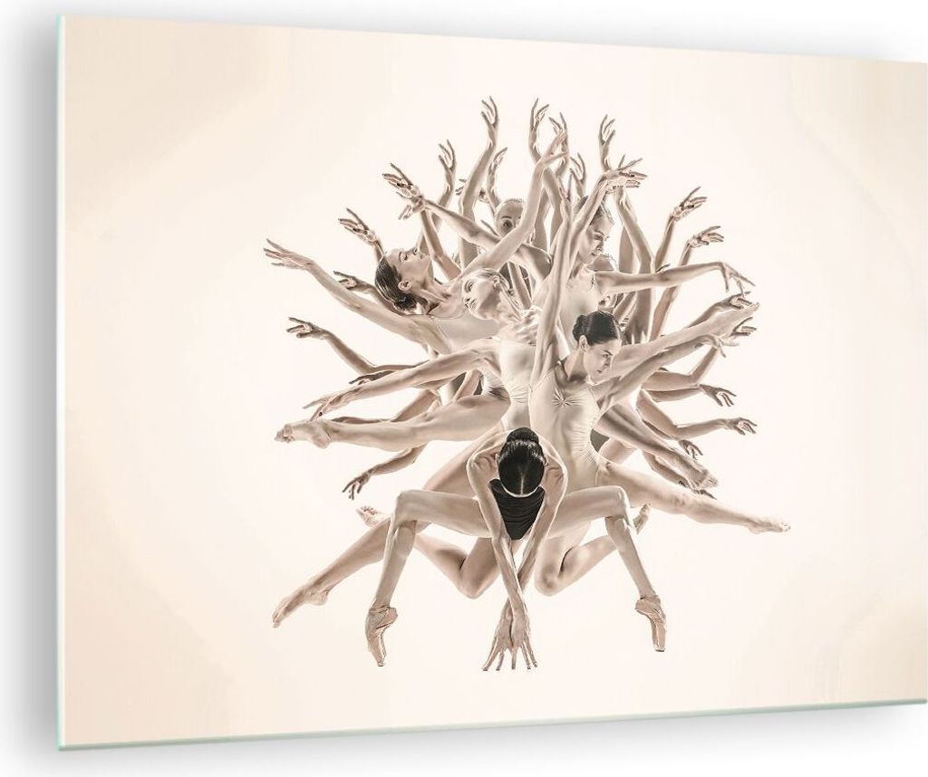Bilder auf glas - Einteilig - Modern Stück Ballett - 70x50cm - Glasbilder - Wandbilder - Bilder - zum Aufhängen bereit - Wanddekoration aus Glas ...