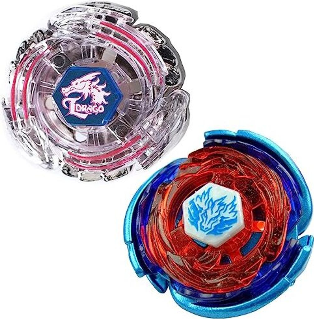 Kreisel Paket 4D BB43 SPegasis LDrago 105RF ohne Abschussvorrichtung + 3013-02 Big Bang Pegasis FD Blue Wing mit Abschussvorrichtung und Metallspitze