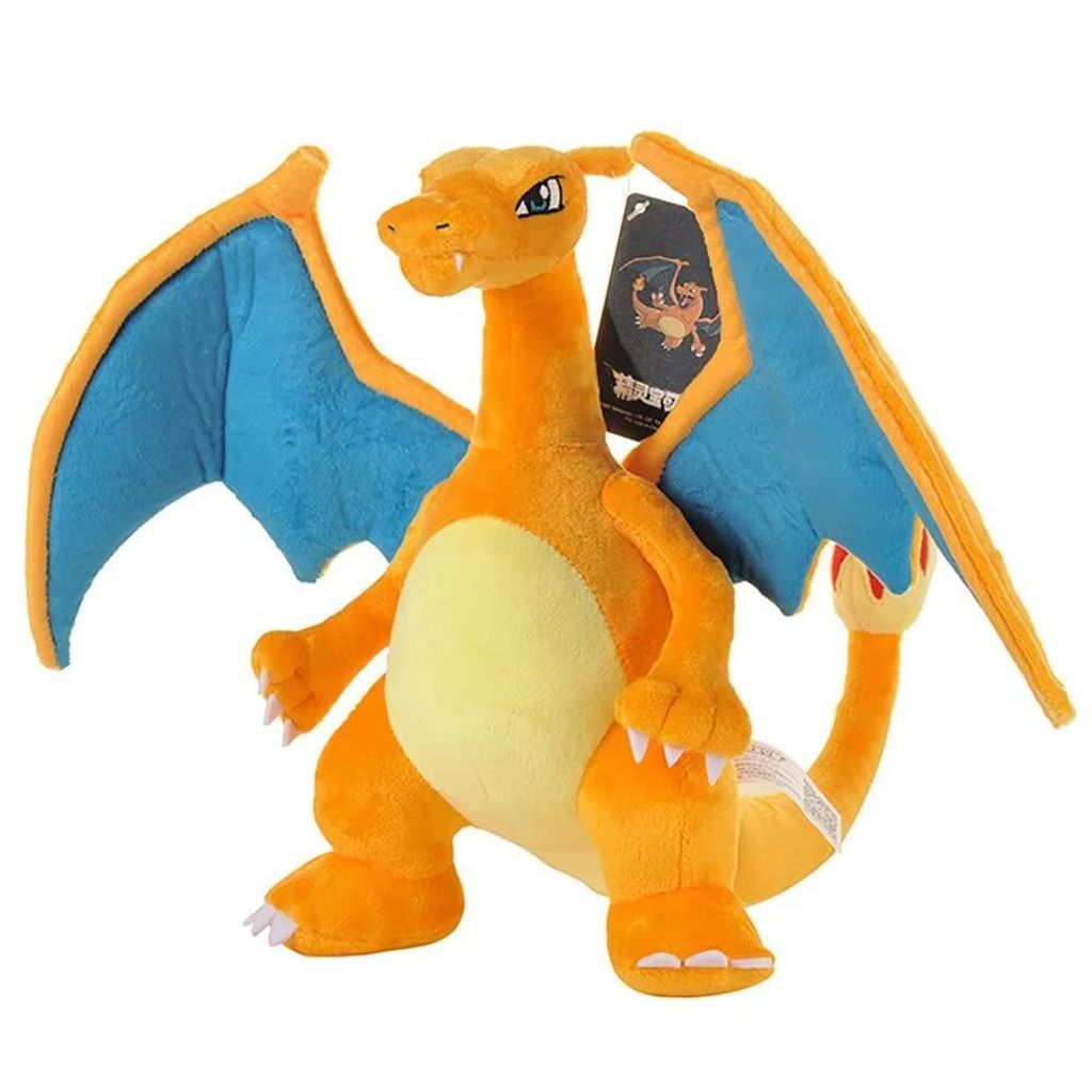 Glurak Plüschtier 25 cm – Pokémon Kuscheltier weich & detailreich – Stofftier Sammelfigur Geschenk für Kinder & Fans
