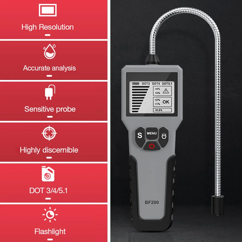 Testeur liquide de frein DOT3 DOT4 DOT5.1 avec écran LCD rétroéclairé - 3