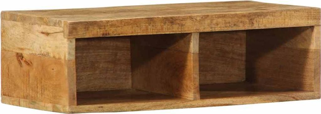 vidaXL TV-Wandschrank 60x30x19 cm Raues Mangoholz