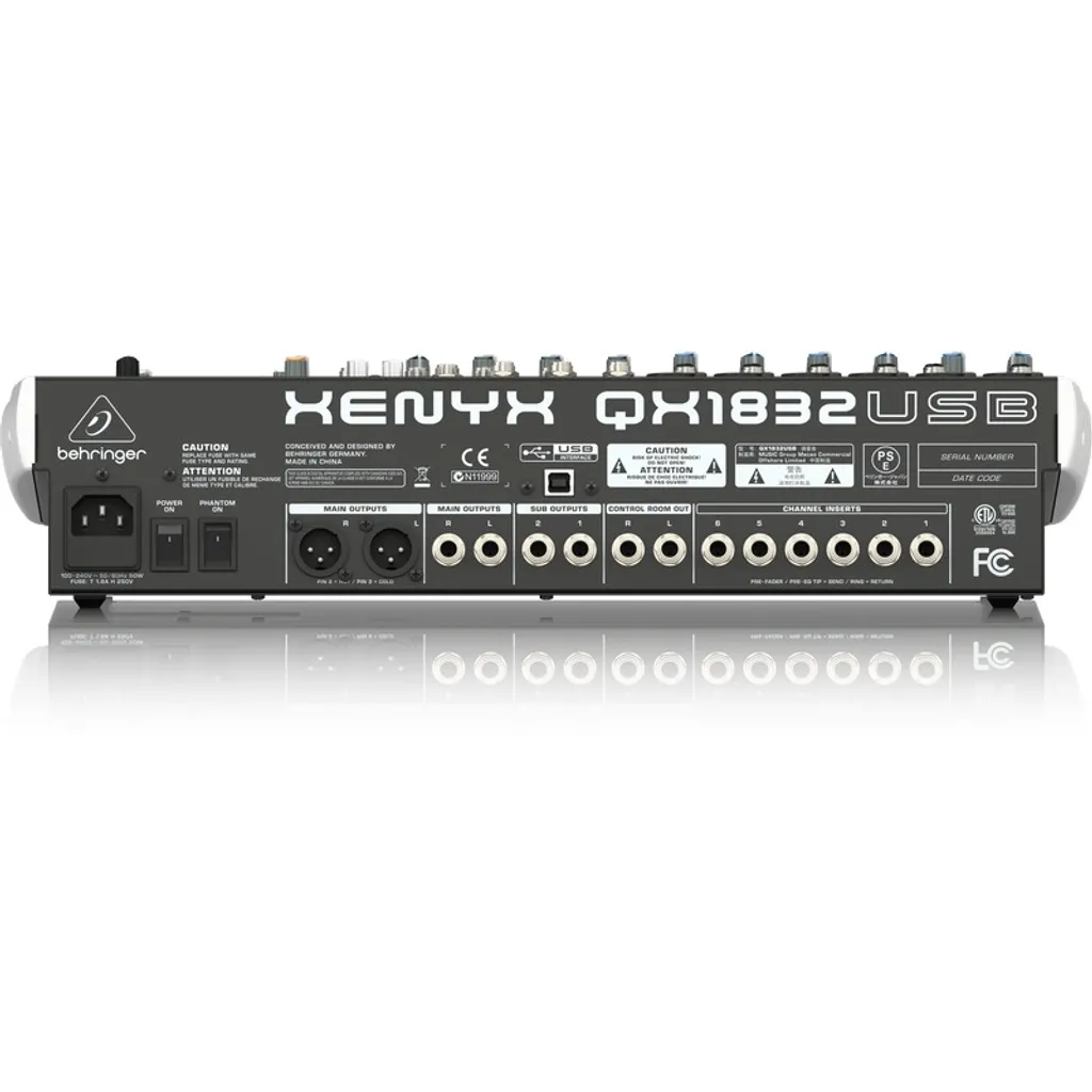 Table de Mixage USB 18 Entrées Behringer QX1832USB avec Effets Numériques - 4